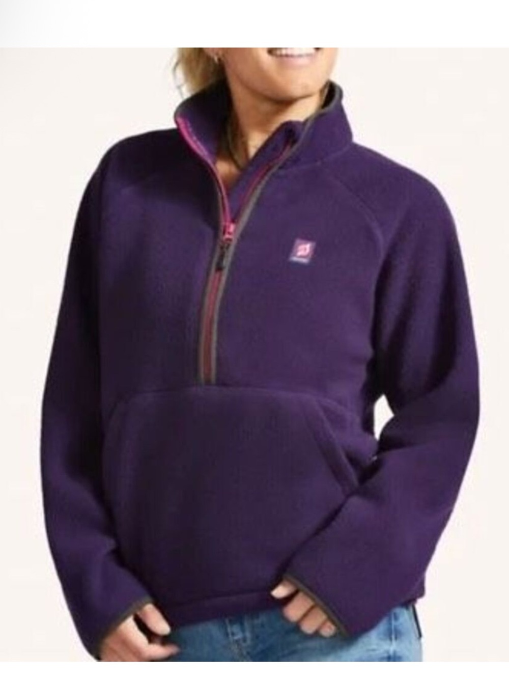 Peloton Chalet 1/2 Zip Pullover in Purple M